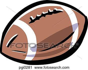 Clipart - an illustration 
of a football. 
fotosearch - search 
clipart, illustration, 
drawings and vector 
eps graphics images