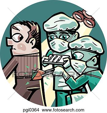 Stock Illustration - a man having a 
wallet surgery. 
fotosearch - search 
clipart, illustration, 
drawings and vector 
eps graphics images