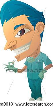 Stock Illustration - portrait of a 
dentist. fotosearch 
- search clipart, 
illustration, 
drawings and vector 
eps graphics images