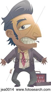 Stock Illustration - portrait of a 
salesman. fotosearch 
- search clipart, 
illustration, 
drawings and vector 
eps graphics images