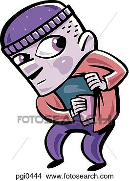 Stock Illustration - a thief hiding 
a stolen object. 
fotosearch - search 
clipart, illustration, 
drawings and vector 
eps graphics images