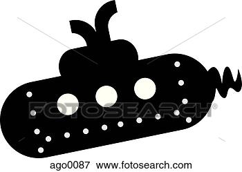 Stock Illustration - a black and white 
drawing of a submarine. 
fotosearch - search 
clipart, illustration, 
drawings and vector 
eps graphics images