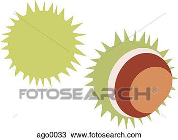 Drawing - drawing of a prickly 
fruit. fotosearch 
- search clipart, 
illustration, 
drawings and vector 
eps graphics images
