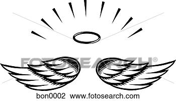 Clip Art - illustration of 
angel wings. fotosearch 
- search clipart, 
illustration, 
drawings and vector 
eps graphics images