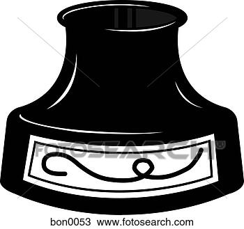 Drawing - illustration of 
an inkwell. fotosearch 
- search clipart, 
illustration, 
drawings and vector 
eps graphics images