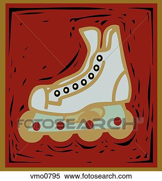 Stock Illustration - illustration of 
an inline skate. 
fotosearch - search 
clipart, illustration, 
drawings and vector 
eps graphics images
