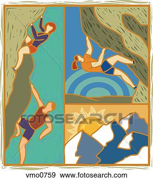 Stock Illustration - illustration of 
people mountain 
climbing. fotosearch 
- search clipart, 
illustration, 
drawings and vector 
eps graphics images