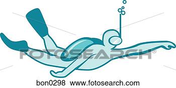 Stock Illustration - illustration of 
a scuba diver. 
fotosearch - search 
clipart, illustration, 
drawings and vector 
eps graphics images