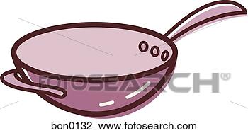Clip Art - illustration of 
a wok. fotosearch 
- search clipart, 
illustration, 
drawings and vector 
eps graphics images