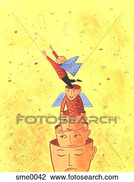 Stock Photo - a man's inner 
child being released. 
fotosearch - search 
stock photos, 
pictures, images, 
and photo clipart