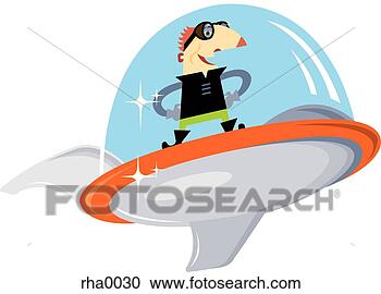 Stock Illustration - a man standing 
in the middle 
of a space craft. 
fotosearch - search 
clipart, illustration, 
drawings and vector 
eps graphics images
