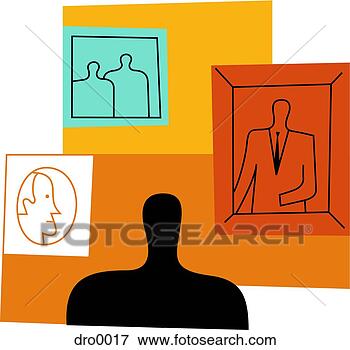Picture - silhouette of 
a man looking 
at family photos. 
fotosearch - search 
stock photos, 
pictures, images, 
and photo clipart