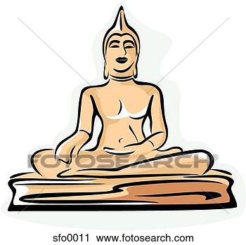 Buddha Graphic Art Statue of buddha