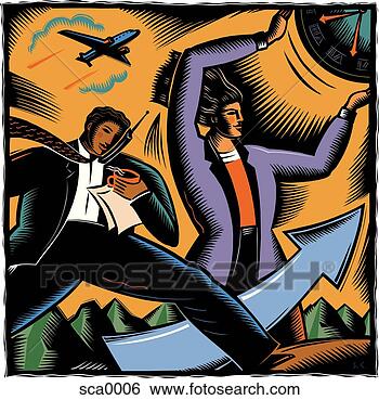 Stock Illustration - business travel. 
fotosearch - search 
clipart, illustration, 
drawings and vector 
eps graphics images