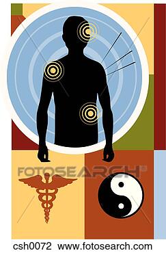 Clip Art - acupuncture. fotosearch 
- search clipart, 
illustration, 
drawings and vector 
eps graphics images