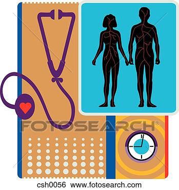 Stock Illustration - stethoscope and 
 heart health. 
fotosearch - search 
clipart, illustration, 
drawings and vector 
eps graphics images