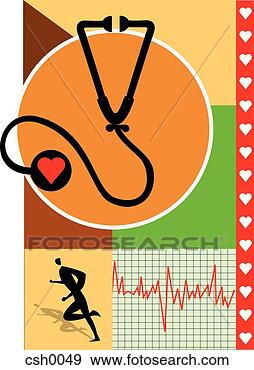 Stock Illustration - stethoscope. fotosearch 
- search clipart, 
illustration, 
drawings and vector 
eps graphics images
