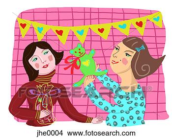 Stock Illustration - baby shower. fotosearch 
- search clipart, 
illustration, 
drawings and vector 
eps graphics images