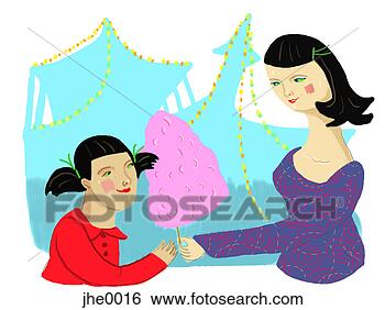 Stock Illustration - big sister buying 
cotton candy. 
fotosearch - search 
clipart, illustration, 
drawings and vector 
eps graphics images