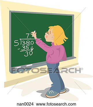 Stock Illustration - child solving 
a math problem. 
fotosearch - search 
clipart, illustration, 
drawings and vector 
eps graphics images