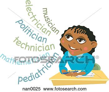 Stock Illustration - when i grow up. 
fotosearch - search 
clipart, illustration, 
drawings and vector 
eps graphics images