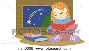 Stock Illustration - young girl reading 
in her treehouse. 
fotosearch - search 
clipart, illustration, 
drawings and vector 
eps graphics images