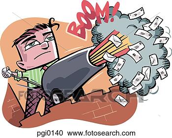 Stock Illustration - firing emails 
through a cannon. 
fotosearch - search 
clipart, illustration, 
drawings and vector 
eps graphics images