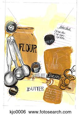 Stock Illustration - baking equipment. 
fotosearch - search 
clipart, illustration, 
drawings and vector 
eps graphics images