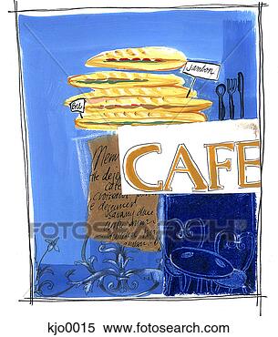 Stock Illustration - café panini. fotosearch 
- search clipart, 
illustration, 
drawings and vector 
eps graphics images