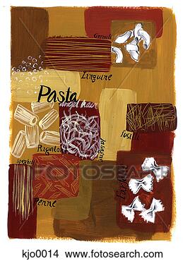 Stock Illustration - pasta montage. 
fotosearch - search 
clipart, illustration, 
drawings and vector 
eps graphics images
