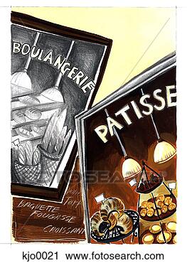 Clipart - patisserie. fotosearch 
- search clipart, 
illustration, 
drawings and vector 
eps graphics images