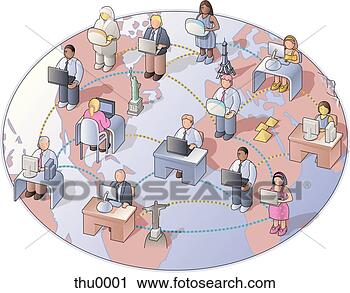 Clipart - computer network. 
fotosearch - search 
clipart, illustration, 
drawings and vector 
eps graphics images