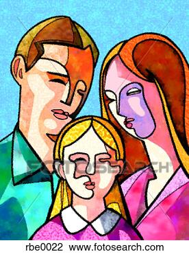 Clip Art - family of three. 
fotosearch - search 
clipart, illustration, 
drawings and vector 
eps graphics images
