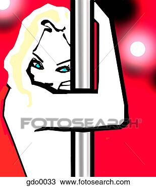 Drawing - night girl. fotosearch 
- search clipart, 
illustration, 
drawings and vector 
eps graphics images