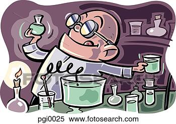 Stock Illustration - mad scientist. 
fotosearch - search 
clipart, illustration, 
drawings and vector 
eps graphics images