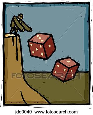 Stock Illustration - roll the die. 
fotosearch - search 
clipart, illustration, 
drawings and vector 
eps graphics images