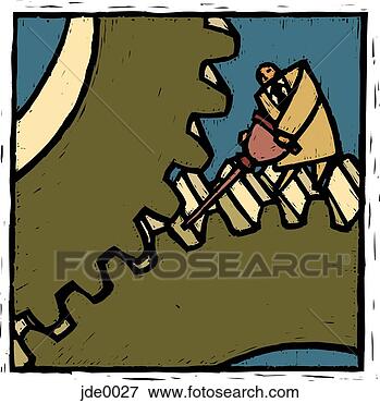 Stock Illustration - well-oiled machine. 
fotosearch - search 
clipart, illustration, 
drawings and vector 
eps graphics images