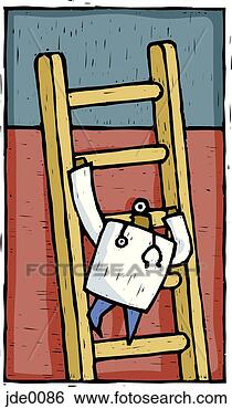 Stock Illustration - doctor climbing 
up a ladder. fotosearch 
- search clipart, 
illustration, 
drawings and vector 
eps graphics images