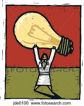 Stock Illustration - doctor holding 
a giant lightbulb. 
fotosearch - search 
clipart, illustration, 
drawings and vector 
eps graphics images