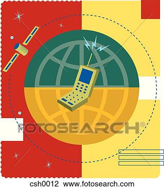 Clip Art - global communication. 
fotosearch - search 
clipart, illustration, 
drawings and vector 
eps graphics images