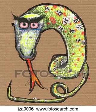 Stock Illustration - year of the snake. 
fotosearch - search 
clipart, illustration, 
drawings and vector 
eps graphics images