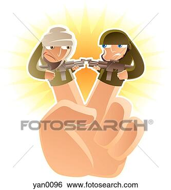 Stock Illustration - war and peace 
sign. fotosearch 
- search clipart, 
illustration, 
drawings and vector 
eps graphics images