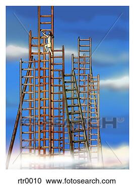 Stock Illustration - businesswoman 
climbing the tallest 
ladder. fotosearch 
- search clipart, 
illustration, 
drawings and vector 
eps graphics images