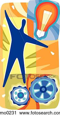 Clipart - brainstorming. 
fotosearch - search 
clipart, illustration, 
drawings and vector 
eps graphics images