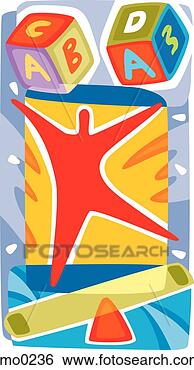 Stock Illustration - learning blocks. 
fotosearch - search 
clipart, illustration, 
drawings and vector 
eps graphics images