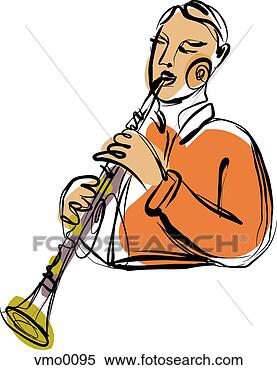 clarinet player