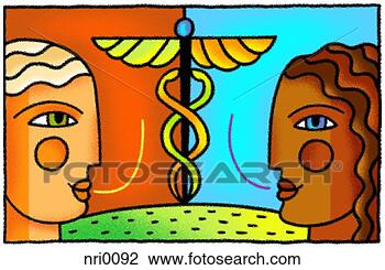 Clip Art - doctors discussing 
medicine. fotosearch 
- search clipart, 
illustration, 
drawings and vector 
eps graphics images
