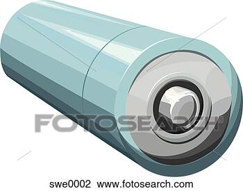 Clip Art - double a battery. 
fotosearch - search 
clipart, illustration, 
drawings and vector 
eps graphics images