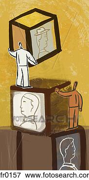 Stock Illustration - illustration of 
two men putting 
together a team. 
fotosearch - search 
clipart, illustration, 
drawings and vector 
eps graphics images