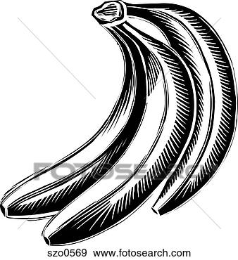 Stock Illustration - a pictorial representation 
of a bunch of 
bananas. fotosearch 
- search clipart, 
illustration, 
drawings and vector 
eps graphics images